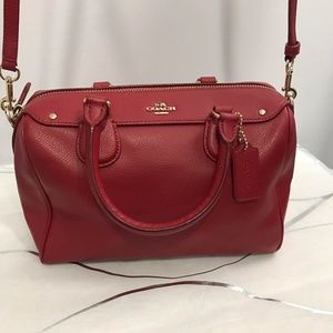 Coach Mini Bennett Satchel Crossgrain leather